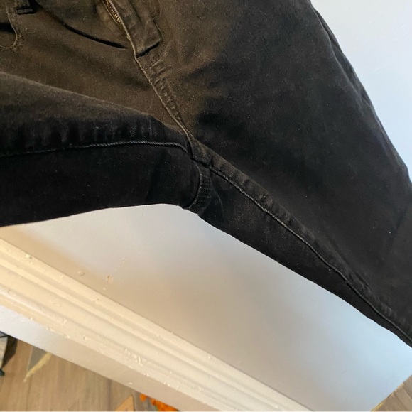 American Eagle Black Jeggings Next Level Stretch Low-Rise 16 short - Picture 3 of 5